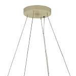 Люстра круглая из толстых деревянных реек Natural Style варинант исполнения - 3 | Loft Concept в Твери