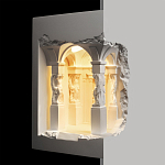 Встраиваемый в стену гипсовый светильник под покраску с колоннами и арками в античном стиле Antiquity Athena варинант исполнения - 1 | Loft Concept в Твери