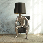 Лампа MALE MANNEQUIN LAMP с абажуром варинант исполнения - 3 | Loft Concept в Твери