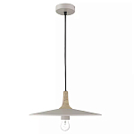 Подвесной светильник круглый в сочетании дерева и металла Space варинант исполнения - 1 | Loft Concept в Твери