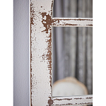 Зеркало-окно с эффектом старения в венецианском стиле Venetian White Mirror варинант исполнения - 7 | Loft Concept в Твери