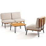 Кресло с каркасом из акации Hanley Wooden Chair варинант исполнения - 7 | Loft Concept в Твери