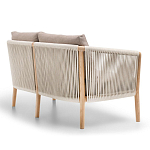 Дизайнерский уличный диван из массива дерева BOBOLI Sofa варинант исполнения - 5 | Loft Concept в Твери