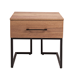 Тумба прикроватная с ящиком в стиле лофт Urban Style Space варинант исполнения - 3 | Loft Concept в Твери