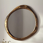 Зеркало в ассиметричной золотой раме Mirror of Aragorn варинант исполнения - 1 | Loft Concept в Твери