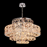 Люстра хрустальная в неоклассическом стиле на серебристом каркасе Majesty варинант исполнения - 1 | Loft Concept в Твери