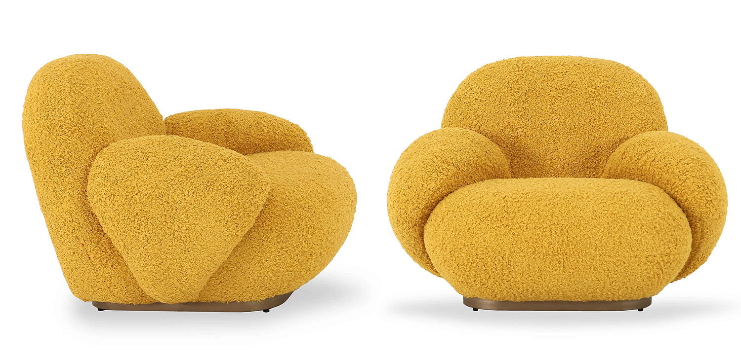 Кресло Chloe Yellow Armchair Кресло Chloe Yellow Armchair - Loft-Concept в Твери