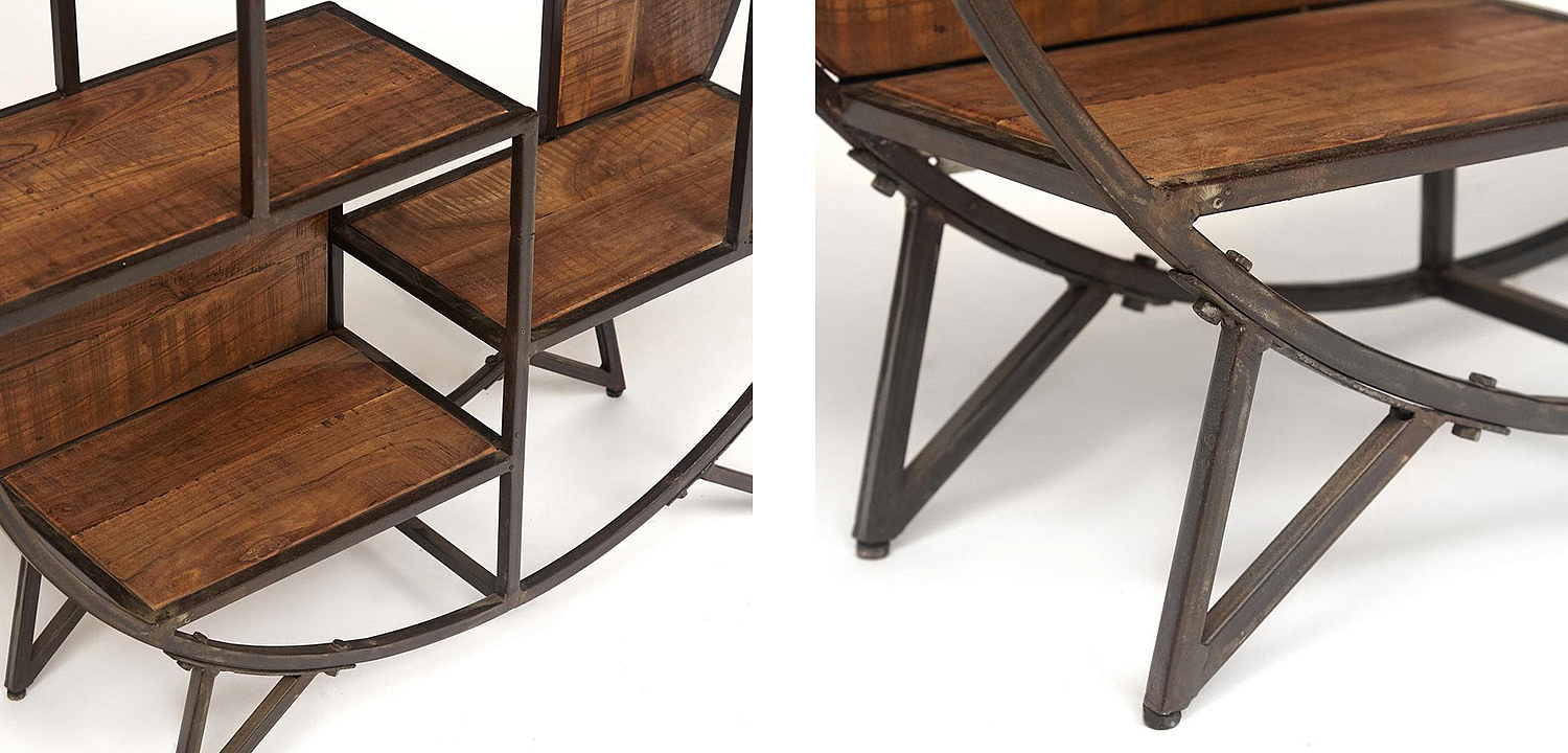 Стеллаж Acacia Shelving Renfrey Стеллаж Acacia Shelving Renfrey - Loft-Concept в Твери