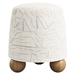 Пуф Wakonda ножки с деревянными шариками  варинант исполнения - 1 | Loft Concept в Твери