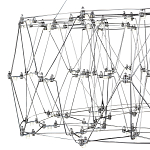 Люстра с тонкой металлической конструкцией цвета хром Quasar варинант исполнения - 4 | Loft Concept в Твери