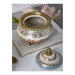 Шкатулка фарфоровая с цветочной росписью Eden Garden варинант исполнения - 6 | Loft Concept в Твери