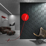 Гипсовая 3D Панель M-37 варинант исполнения - 2 | Loft Concept в Твери