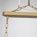 Люстра подвесная овальная со стеклянными трубками Длина 100 см Nembus варинант исполнения - 2 | Loft Concept в Твери