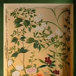 Обои ручная роспись Four Seasons Original colourway on painted Xuan paper with gold ombre варинант исполнения - 1 | Loft Concept в Твери