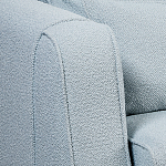 Диван Seldon с мягкими подушками голубое букле варинант исполнения - 2 | Loft Concept в Твери