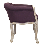 Кресло низкое в стиле прованс Louis French Armchair violet flax варинант исполнения - 1 | Loft Concept в Твери