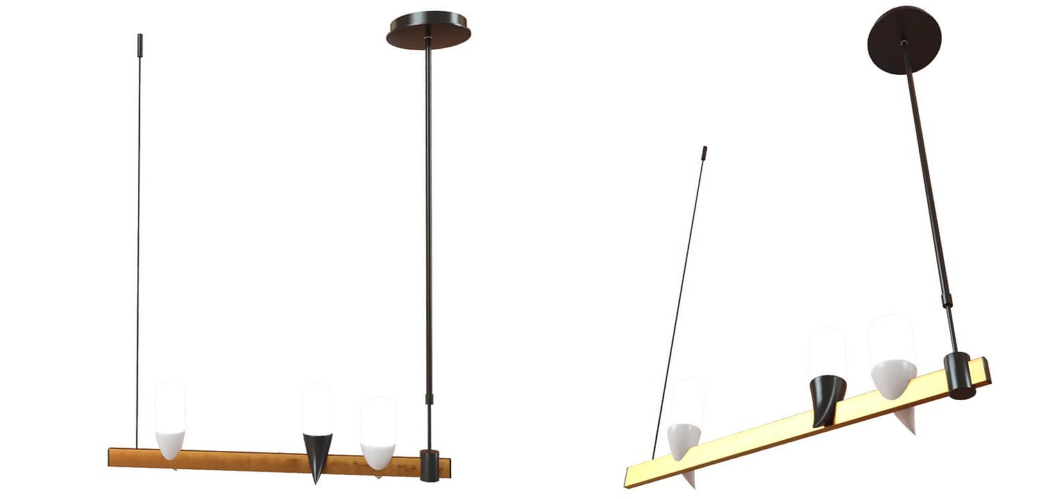 Люстра Ebenezer Chandelier Linear black 60 Люстра Ebenezer Chandelier Linear black 60 - Loft-Concept в Твери