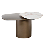 Столик журнальный Promontory с мрамором варинант исполнения - 1 | Loft Concept в Твери
