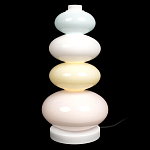 Настольная лампа из стеклянных сфер в пастельных тонах Высота 40 см Pastel Lunaria варинант исполнения - 1 | Loft Concept в Твери