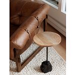 Двухместный диван Duncan винтажная коричневая кожа варинант исполнения - 7 | Loft Concept в Твери