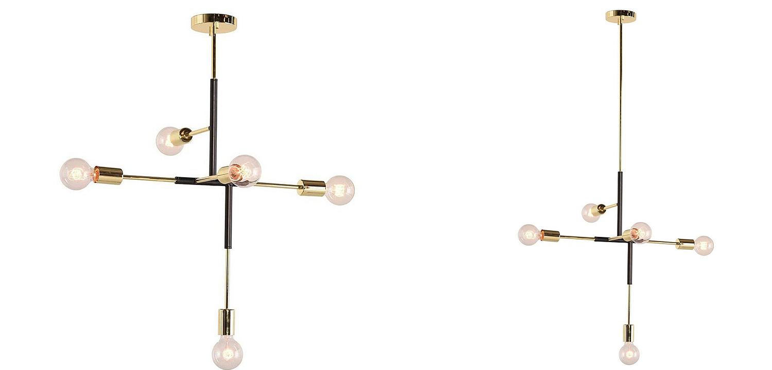 Люстра Atomium Chandelier black Люстра Atomium Chandelier black - Loft-Concept в Твери