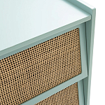 Комод с 3-мя ящиками из ротанга Blais Turquoise Wicker Furniture варинант исполнения - 4 | Loft Concept в Твери
