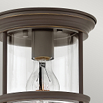 Потолочный светильник для ванных комнат со стеклянным плафоном и одной лампой Hinkley варинант исполнения - 10 | Loft Concept в Твери