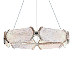 Люстра кольцевая с текстурным природным рисунком IceFlame варинант исполнения - 9 | Loft Concept в Твери