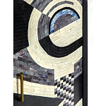 Буфет в гостиную с инкрустацией  Bone Inlay sideboard - 2 doors варинант исполнения - 4 | Loft Concept в Твери