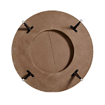 Журнальный столик с круглой фактурной столешницей из натурального дерева Vortex варинант исполнения - 3 | Loft Concept в Твери