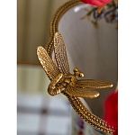 Ваза со стрекозой из фарфора с бронзовыми элементами Paradise Dragonfly варинант исполнения - 6 | Loft Concept в Твери