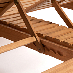 Шезлонг двухместный из эвкалипта Sunset варинант исполнения - 6 | Loft Concept в Твери