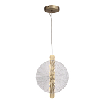 Подвесной светильник с круглым стеклянным плафоном Gingham варинант исполнения - 4 | Loft Concept в Твери