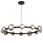 Светодиодная кольцевая люстра IONA Сhandelier black варинант исполнения - 4 | Loft Concept в Твери