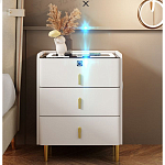 Умная прикроватная тумбочка c зарядкой для телефона Smart Furniture варинант исполнения - 2 | Loft Concept в Твери