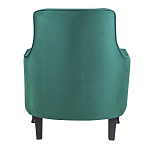 Кресло с мягкой обивкой из велюра на 4-х ножках из массива березы Scarlett Armchair green варинант исполнения - 3 | Loft Concept в Твери