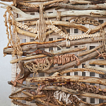 Большая Абстрактное Панно из веток и нитей Dryad Wall Art варинант исполнения - 2 | Loft Concept в Твери