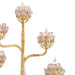 Бра золотое в виде растения Golden Flower Glade варинант исполнения - 1 | Loft Concept в Твери