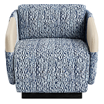 Дизайнерское Кресло William с кожаными подлокотниками  варинант исполнения - 2 | Loft Concept в Твери