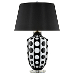 Настольная лампа черно-белый горох Interaction варинант исполнения - 3 | Loft Concept в Твери