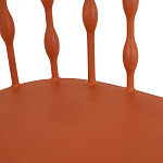 Пластиковый стул на ножках из массива бука Ferret Spiral Brown варинант исполнения - 6 | Loft Concept в Твери