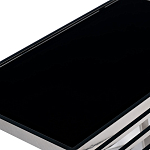 Столик журнальный с черной стеклянной столешницей Embodiment of Contemporary Art  варинант исполнения - 2 | Loft Concept в Твери