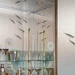 Обои ручная роспись Jakuchu Original colourway on Tarnished Silver gilded paper варинант исполнения - 2 | Loft Concept в Твери