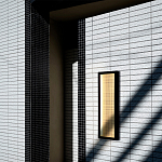 Светодиодное прямоугольное бра из металла черного цвета Lattice Lux варинант исполнения - 9 | Loft Concept в Твери