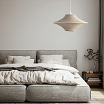 Подвесной вязаный бежевый светильник «Звезда Востока 01» варинант исполнения - 3 | Loft Concept в Твери