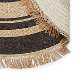 Ковер из комбинированного состава с узором Circles of goodness варинант исполнения - 4 | Loft Concept в Твери