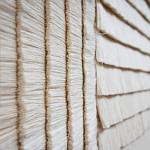 Большое Панно Абстракция белые нити Huipil Wall Hanging варинант исполнения - 2 | Loft Concept в Твери