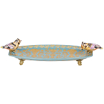 Блюдо фарфоровое Экзотические птички Vivole варинант исполнения - 1 | Loft Concept в Твери