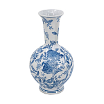 Ваза фарфоровая с синими цветочными мотивами Independence варинант исполнения - 1 | Loft Concept в Твери