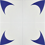 Дизайнерская плитка с узором Комета 2 варинант исполнения - 1 | Loft Concept в Твери